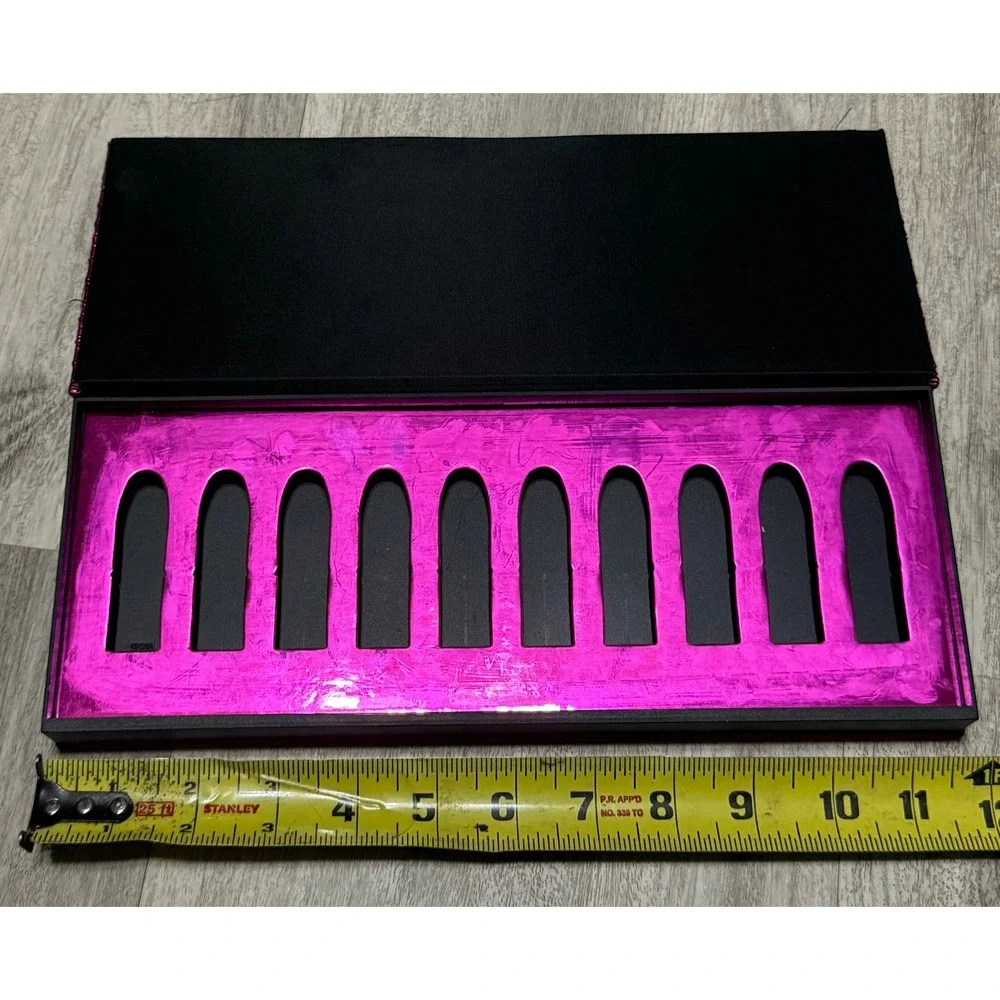 MAC Shiny Pretty Things PINK STORAGE BOX‎ with INSERT * No Lipsticks Included